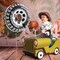 30 Inch Black Car Wheel Tire Party Balloons, Classic Large Racing Car Hot Wheels Mylar Foil Balloon For Men and Boys Racetrack Car